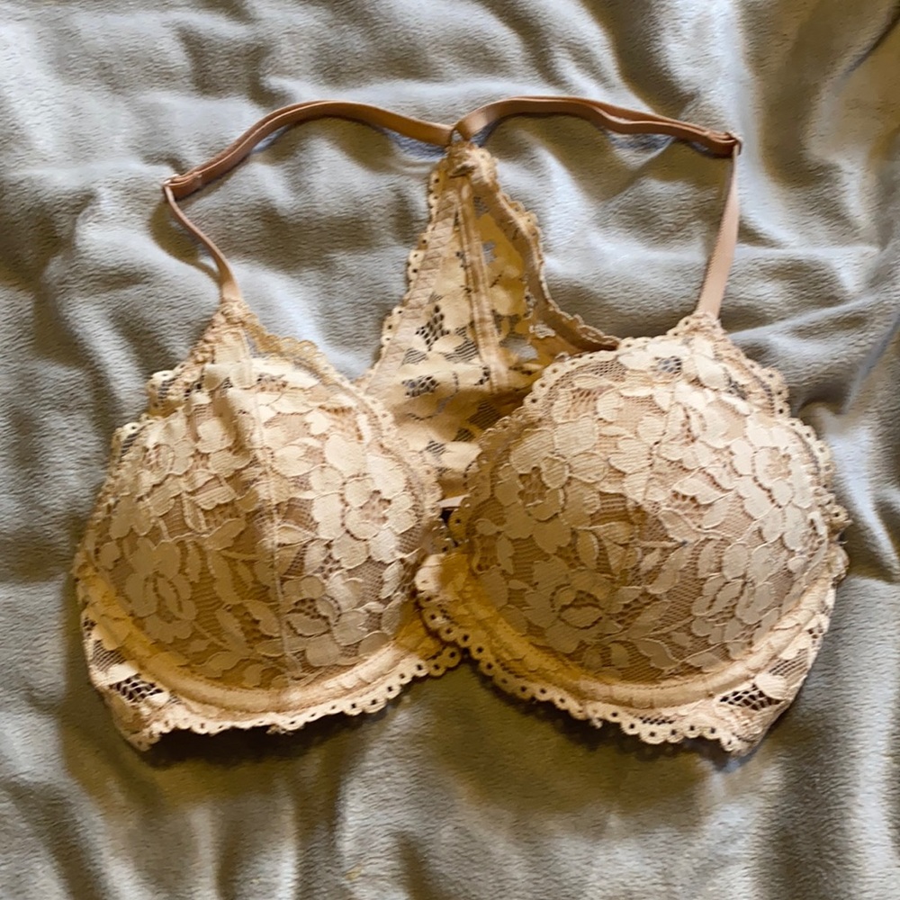 Nude Lacey racer back bra